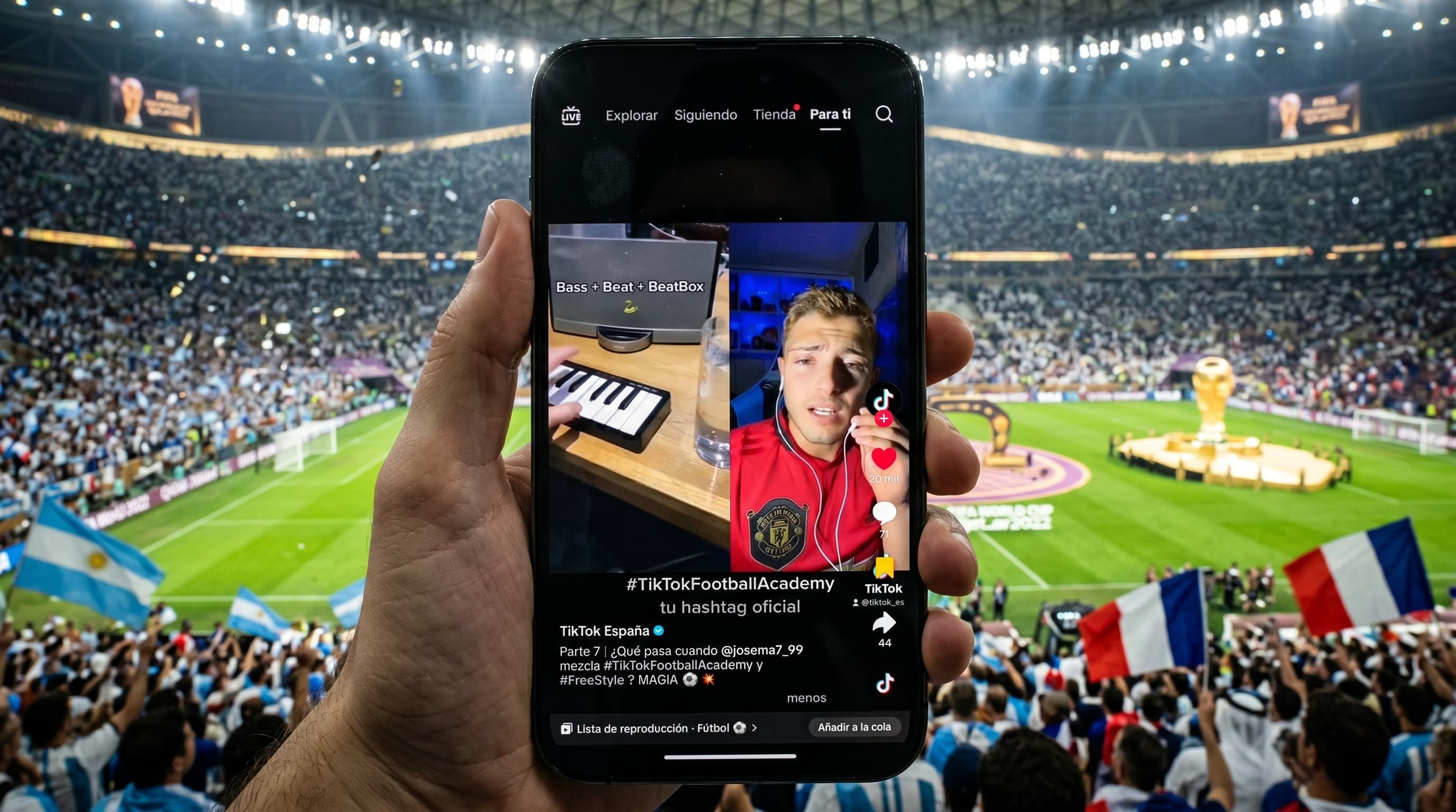 Cuando TikTok España me llamó para el Mundial (y lo que pasó después)